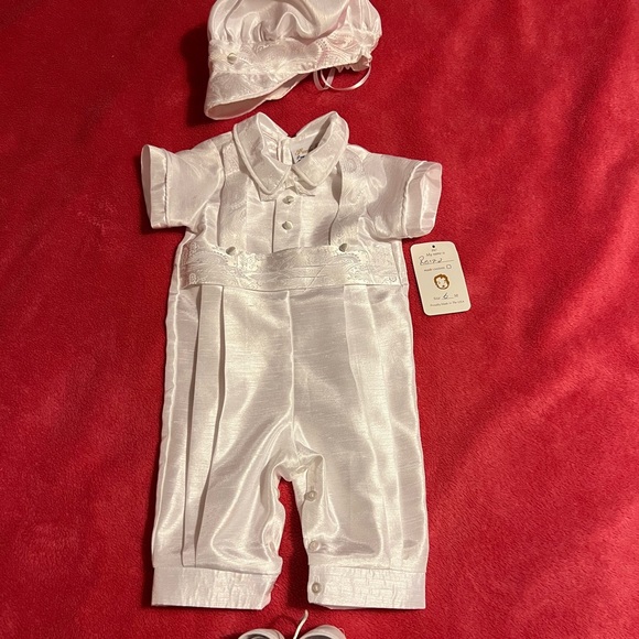 Baby boy baptism christening outfit size 6 months